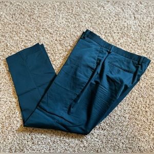 Express men’s teal green slim dress pants
